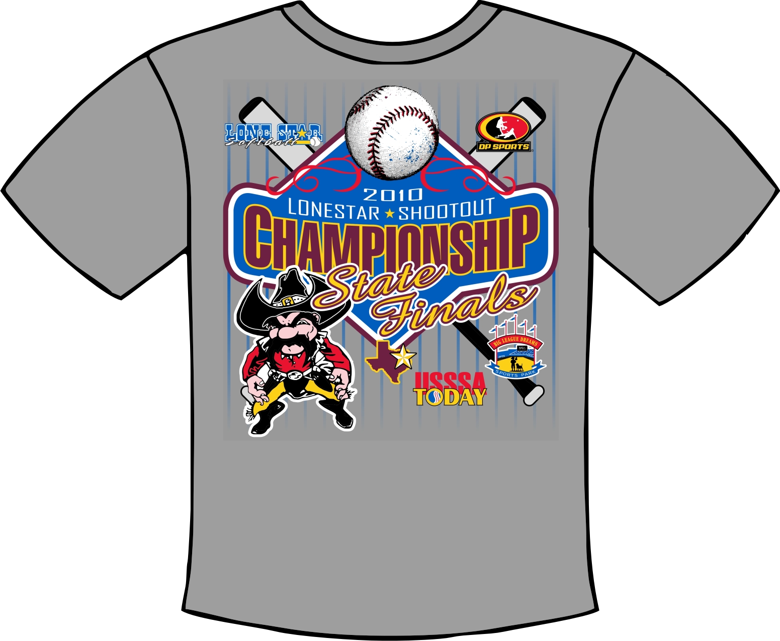 Graphic Design DP Sports Inc. Houston Double Play Softball Houston